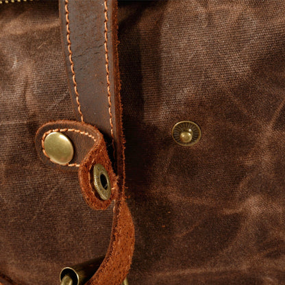 Picton | Cotton Canvas Laptop Backpack · 25L
