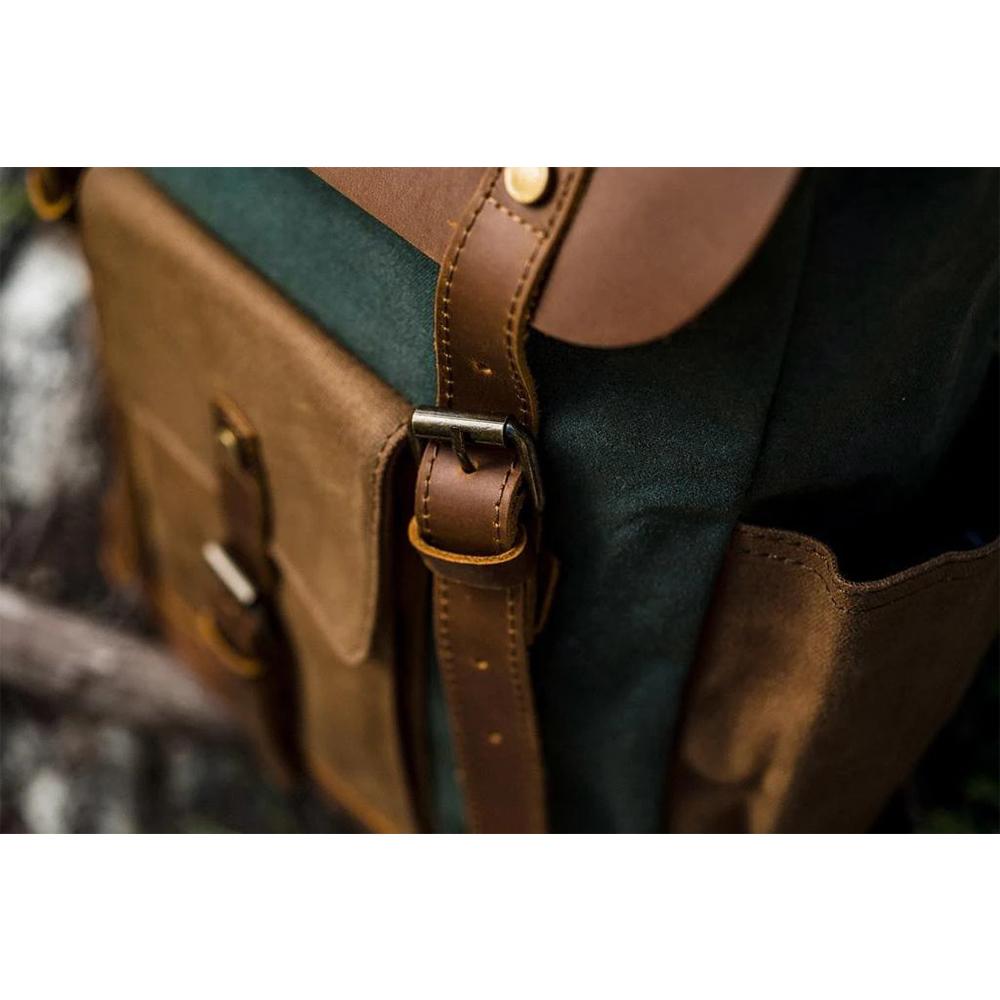 Alice Springs waxed canvas laptop backpack — Beverley Lane