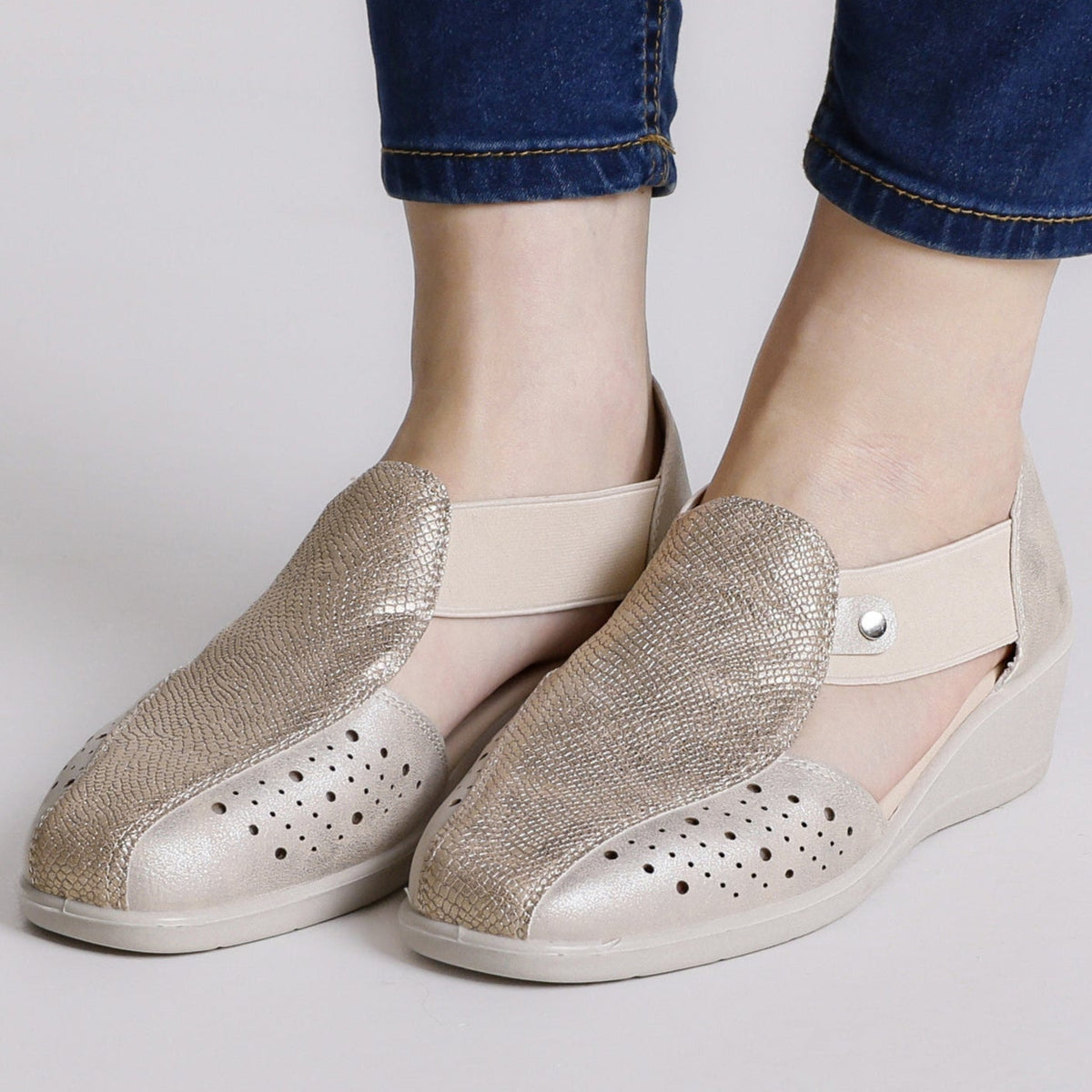 Elena | Comfortable Wedge Sandals for Everyday Wear and Leisure