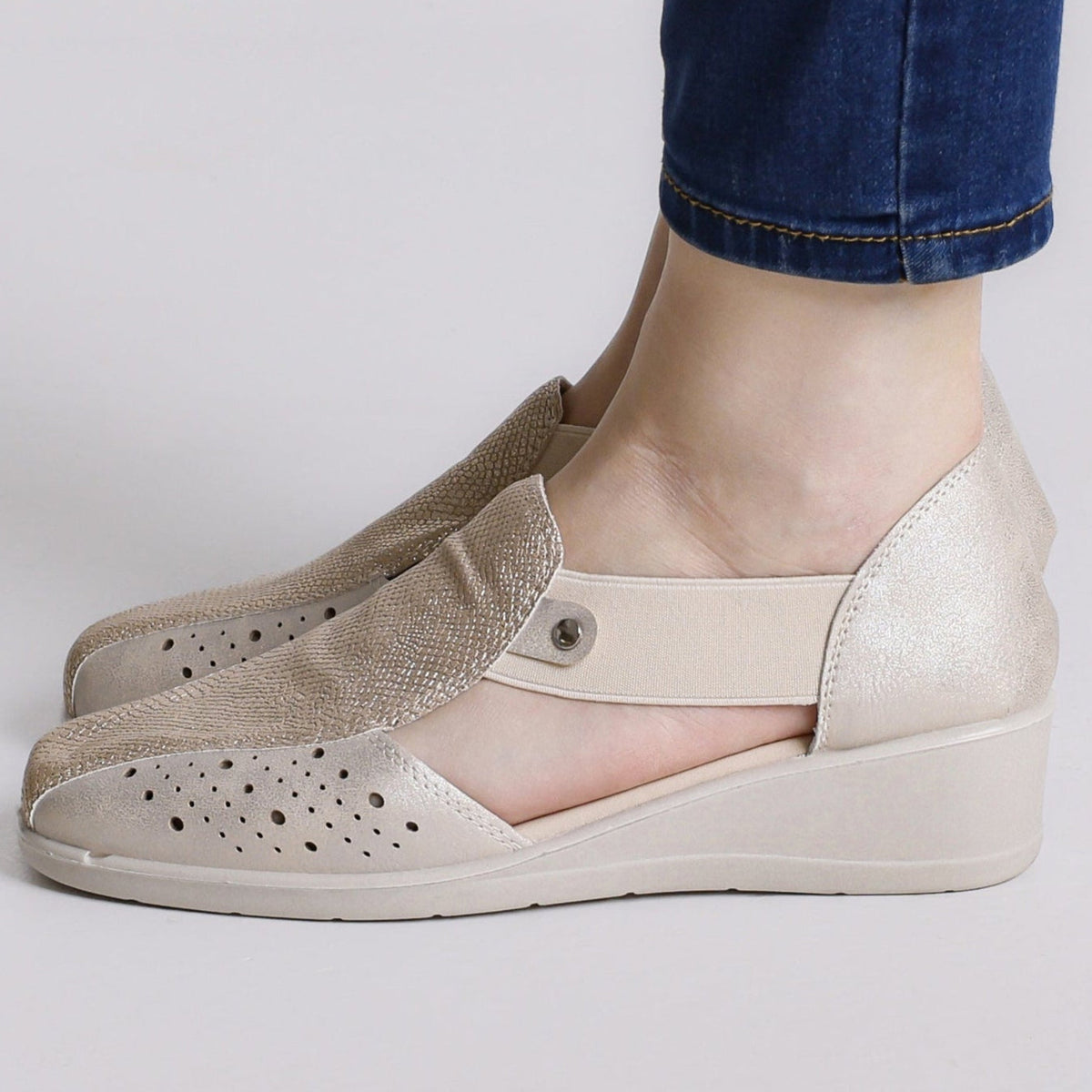 Elena | Comfortable Wedge Sandals for Everyday Wear and Leisure