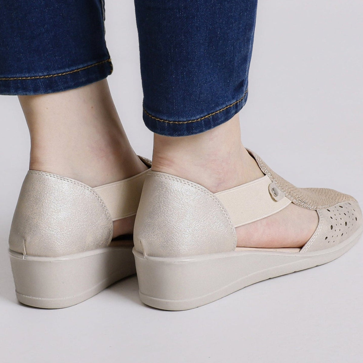 Elena | Comfortable Wedge Sandals for Everyday Wear and Leisure