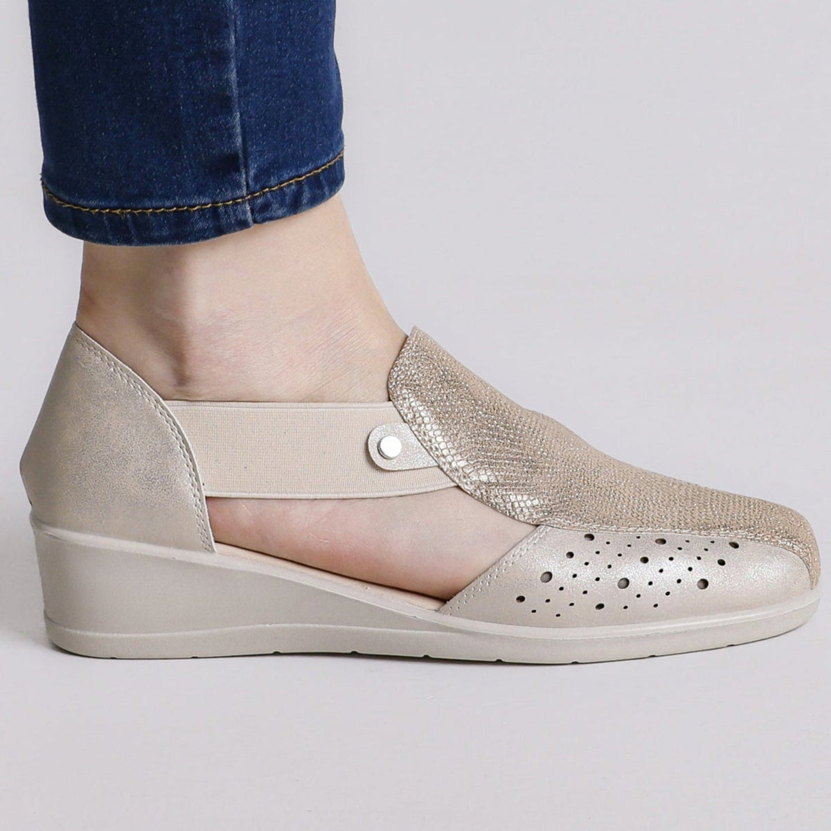 Elena | Comfortable Wedge Sandals for Everyday Wear and Leisure