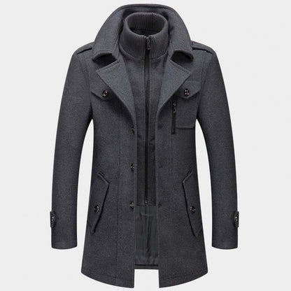 Tommy | Elegant Long Winter Jacket for Men