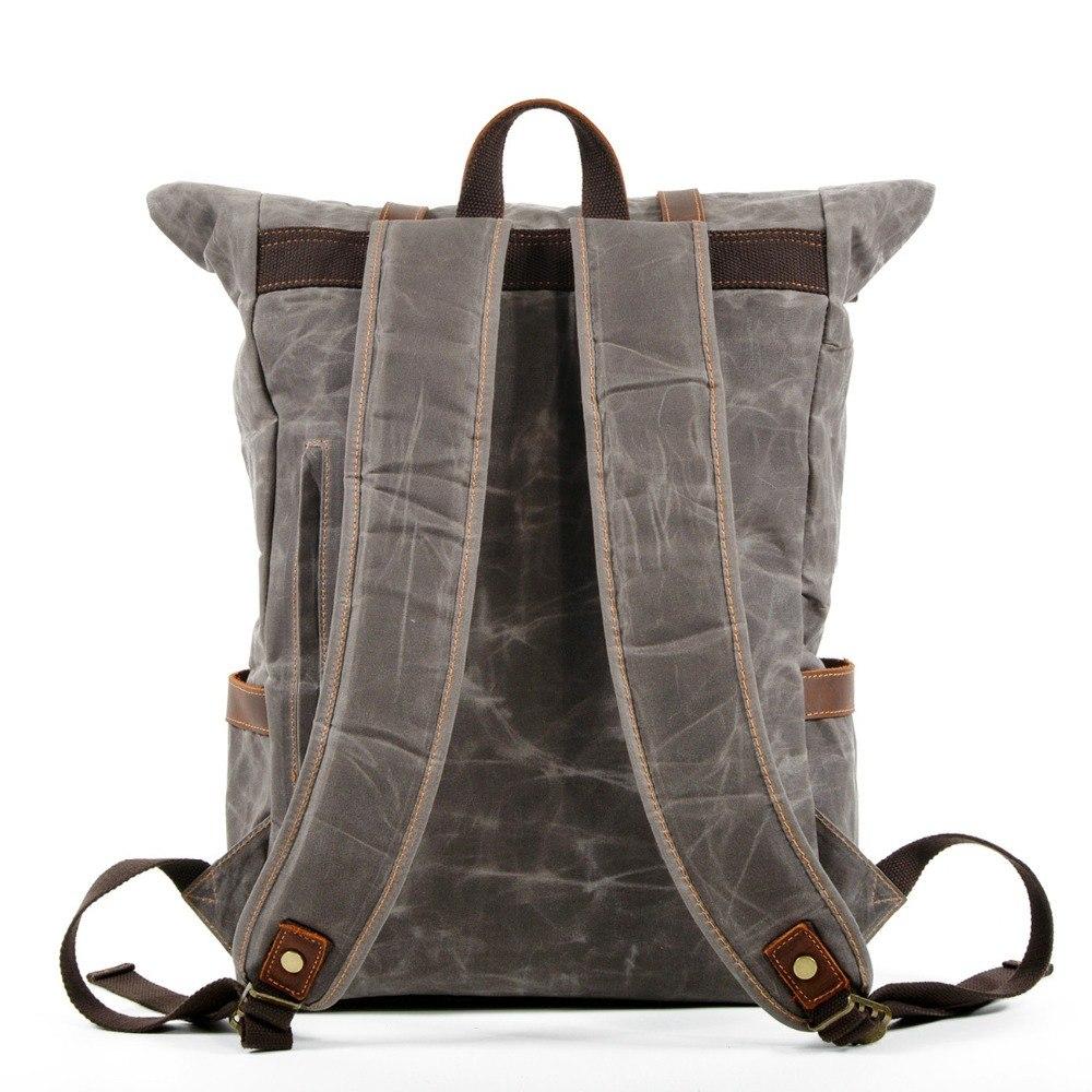 Picton | Cotton Canvas Laptop Backpack · 25L