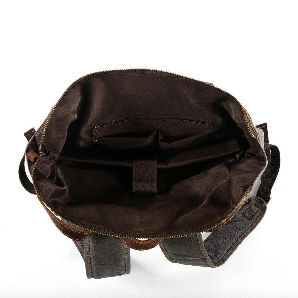 Picton | Cotton Canvas Laptop Backpack · 25L