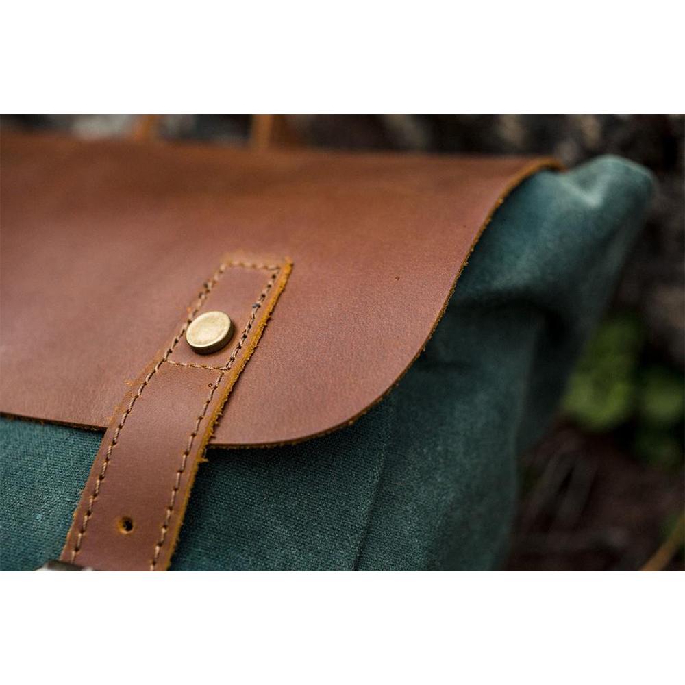 Alice Springs waxed canvas laptop backpack — Beverley Lane