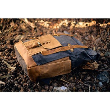 Daylesford waxed canvas rolltop backpack — Beverley Lane