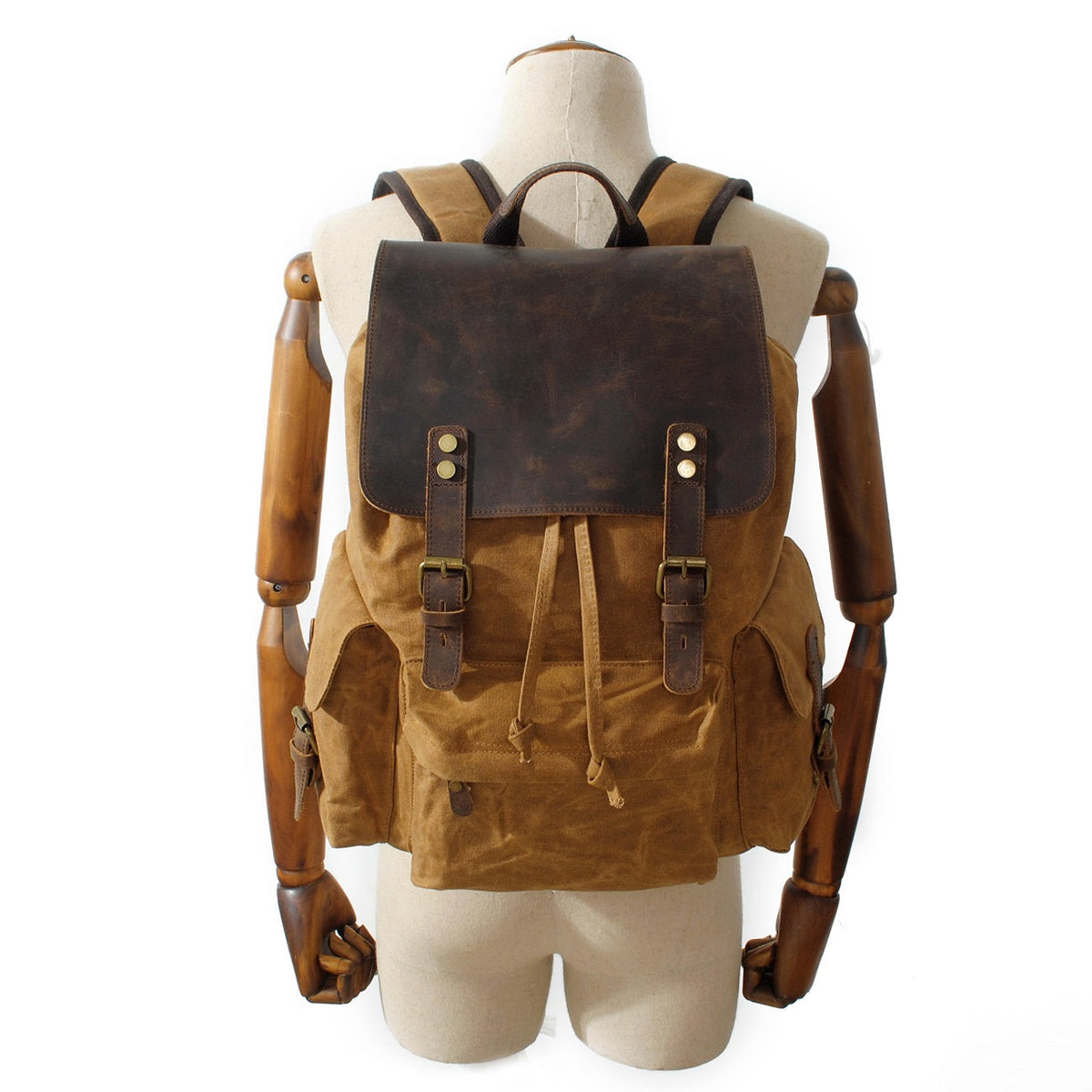Auckland waxed canvas backpack — Beverley Lane
