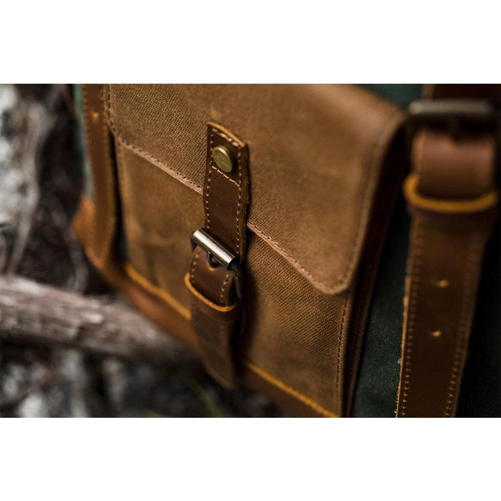 Alice Springs waxed canvas laptop backpack — Beverley Lane
