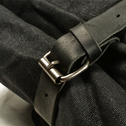 Cairns waxed canvas rolltop backpack — Beverley Lane