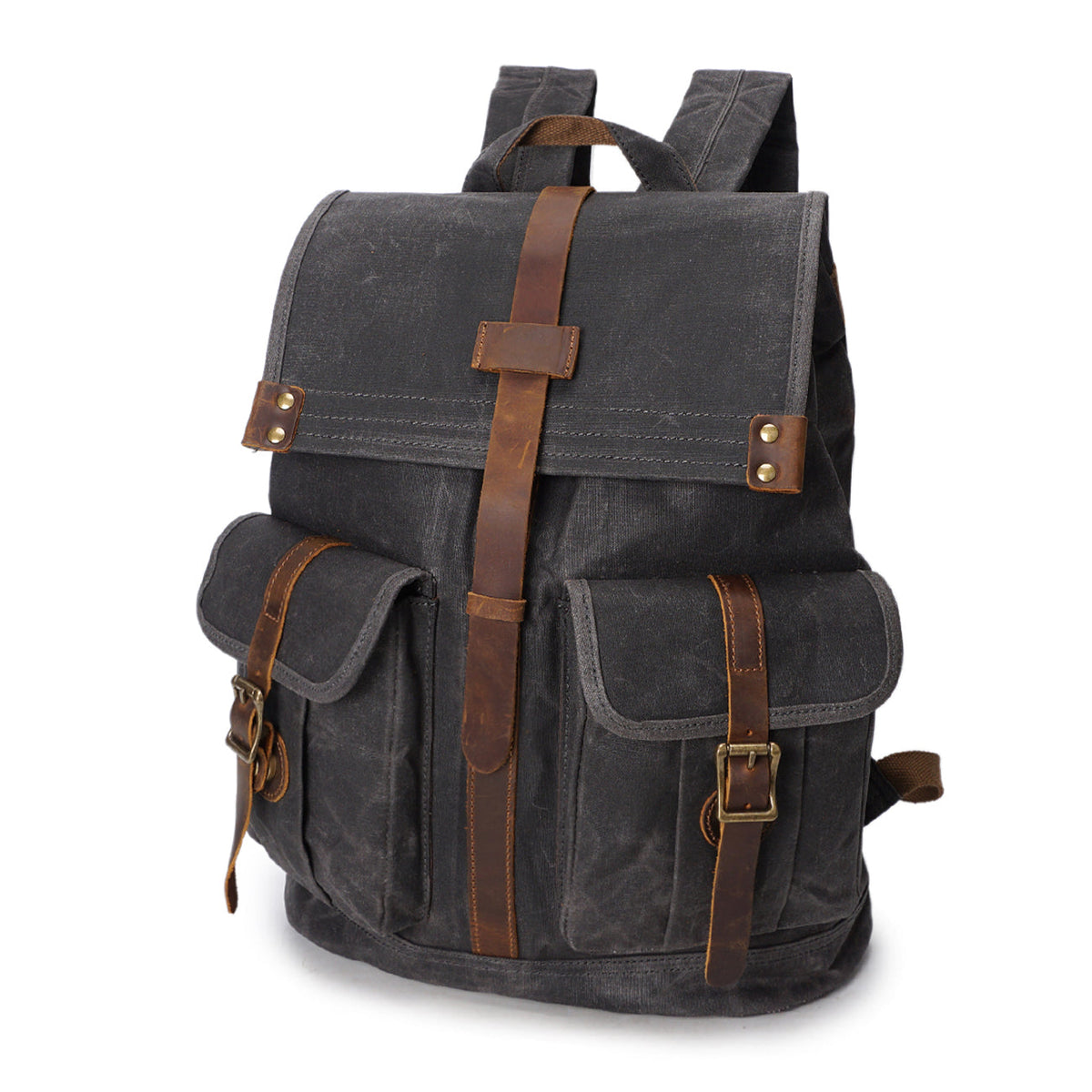 Perth waxed canvas backpack — Beverley Lane