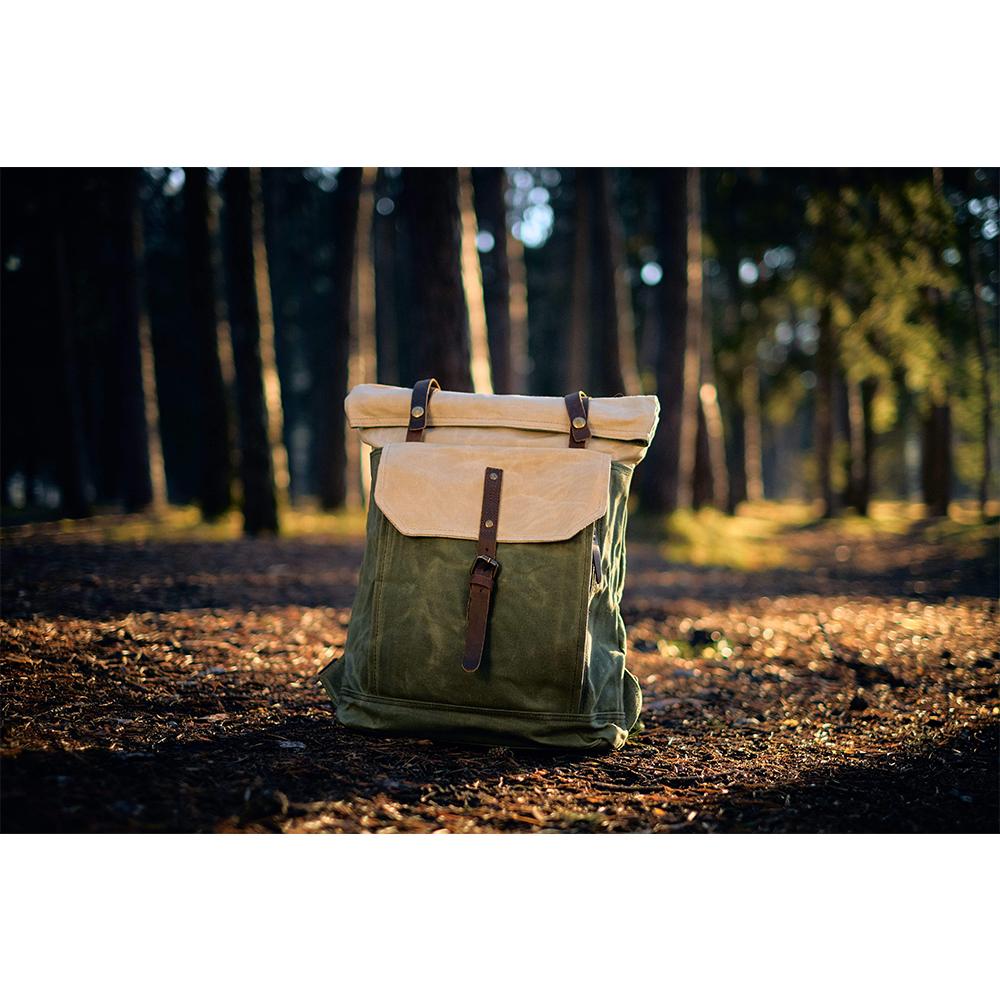 Port Douglas waxed canvas backpack — Beverley Lane