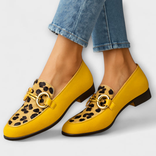 Charlotte Women's Animal Print Buckle Loafers