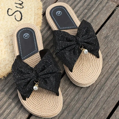 Pauline | Sandals with Bow Detail