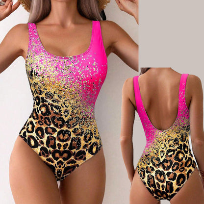 Adelinde | One-Piece Swimsuit with Bright Print Detail
