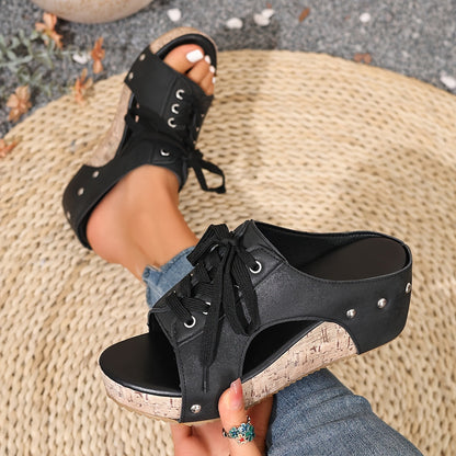 Marion | Casual Wedge Sandals with Modern Retro Charm