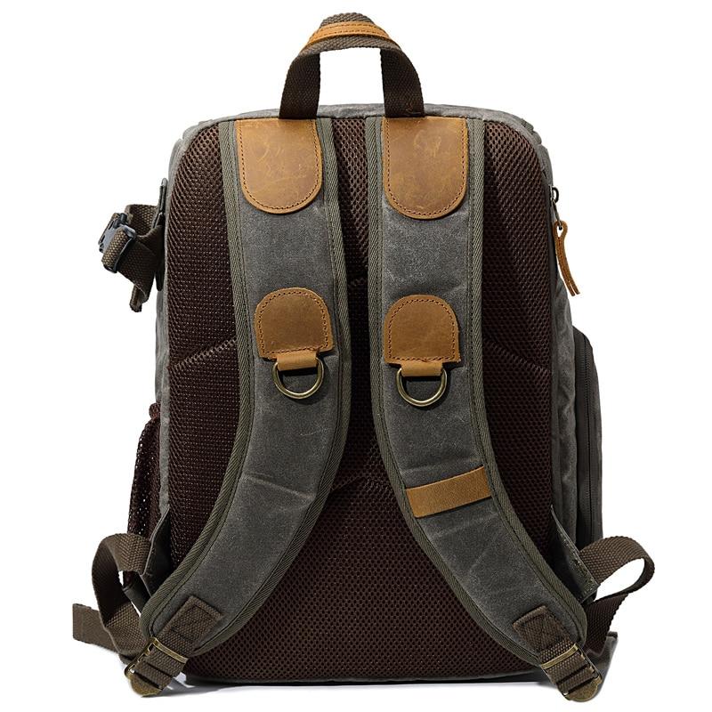 Margaret River waxed canvas camera backpack — Beverley Lane
