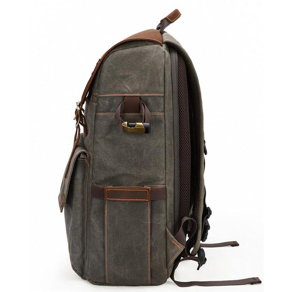 Kaikoura waxed canvas camera backpack — Beverley Lane