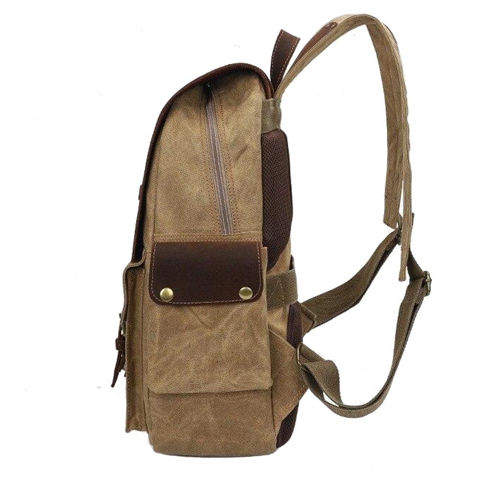 Coffs Harbour waxed canvas camera backpack — Beverley Lane