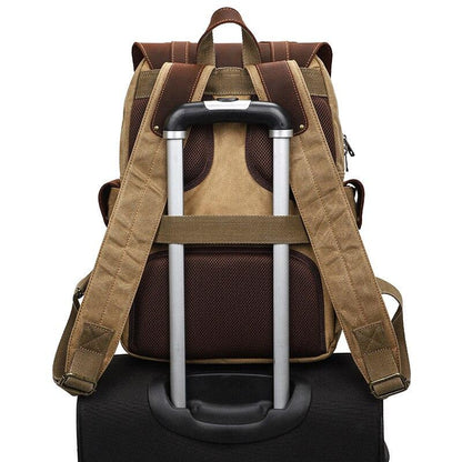 Coffs Harbour waxed canvas camera backpack — Beverley Lane