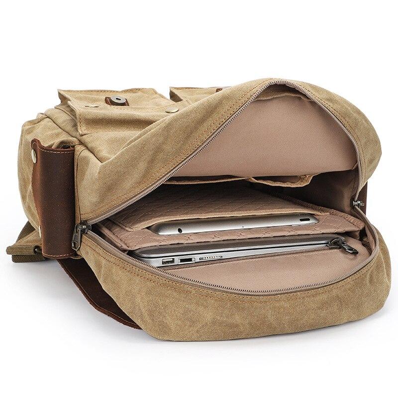 Coffs Harbour waxed canvas camera backpack — Beverley Lane