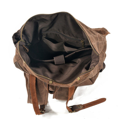 Picton | Cotton Canvas Laptop Backpack · 25L