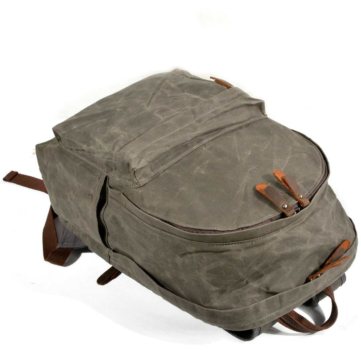 Fremantle waxed canvas backpack — Beverley Lane