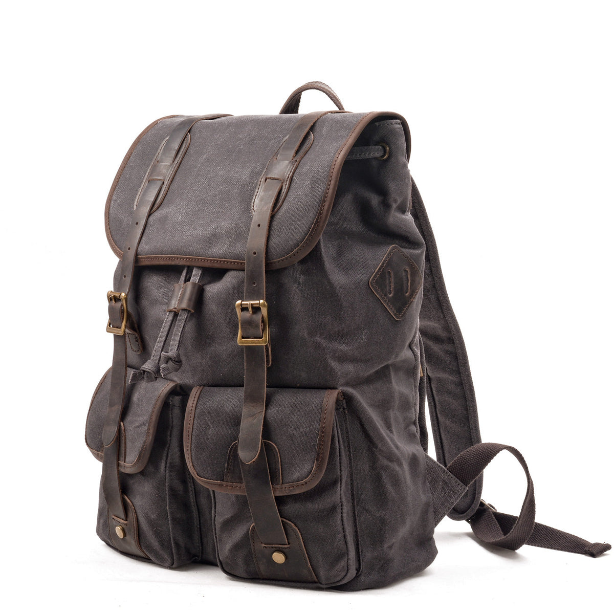 Taupo waxed canvas backpack — Beverley Lane