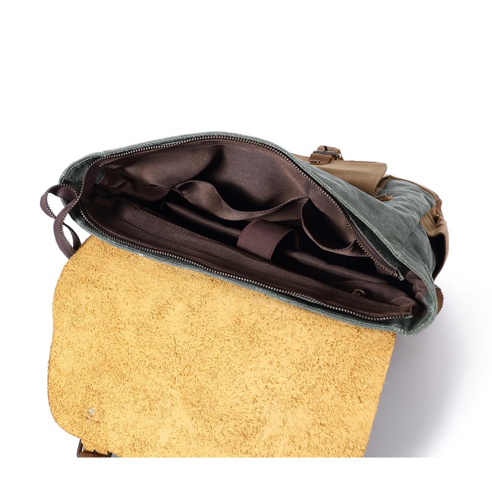 Alice Springs waxed canvas laptop backpack — Beverley Lane