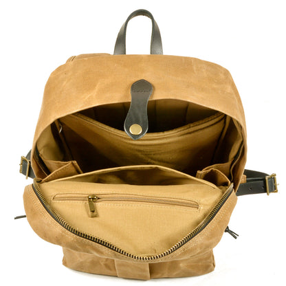 Broome waxed canvas backpack — Beverley Lane