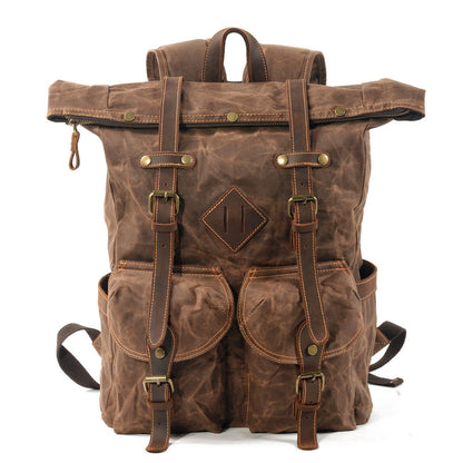 Picton | Cotton Canvas Laptop Backpack · 25L