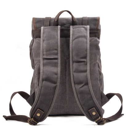 Taupo waxed canvas backpack — Beverley Lane