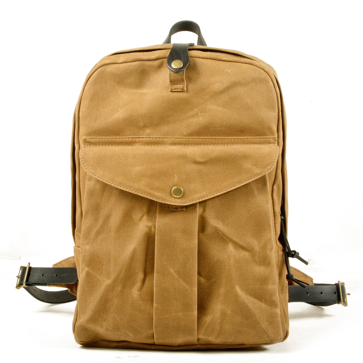 Broome waxed canvas backpack in Khaki — Beverley Lane