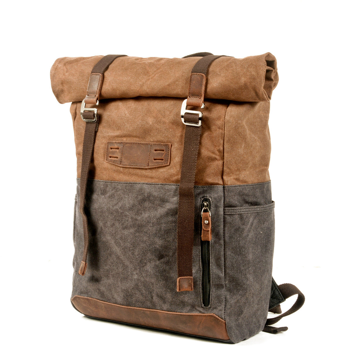 Napier waxed canvas rolltop backpack — Beverley Lane