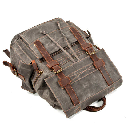 Nelson waxed canvas backpack — Beverley Lane