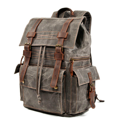 Nelson waxed canvas backpack — Beverley Lane