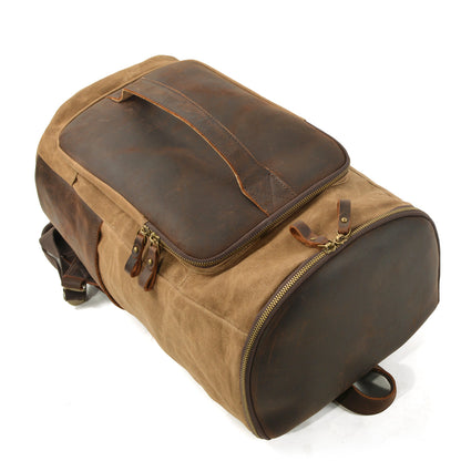Newcastle waxed canvas backpack — Beverley Lane