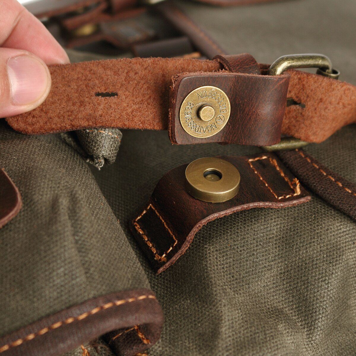 Ballarat waxed canvas backpack — Beverley Lane