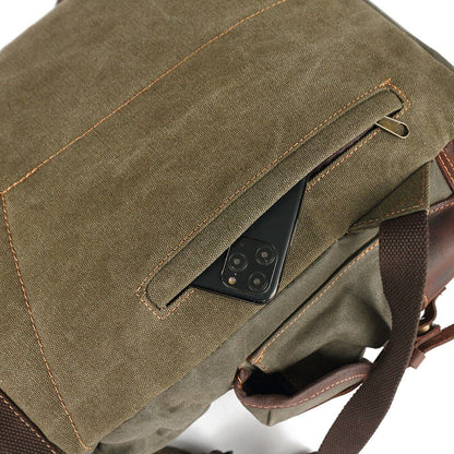 Ballarat waxed canvas backpack — Beverley Lane