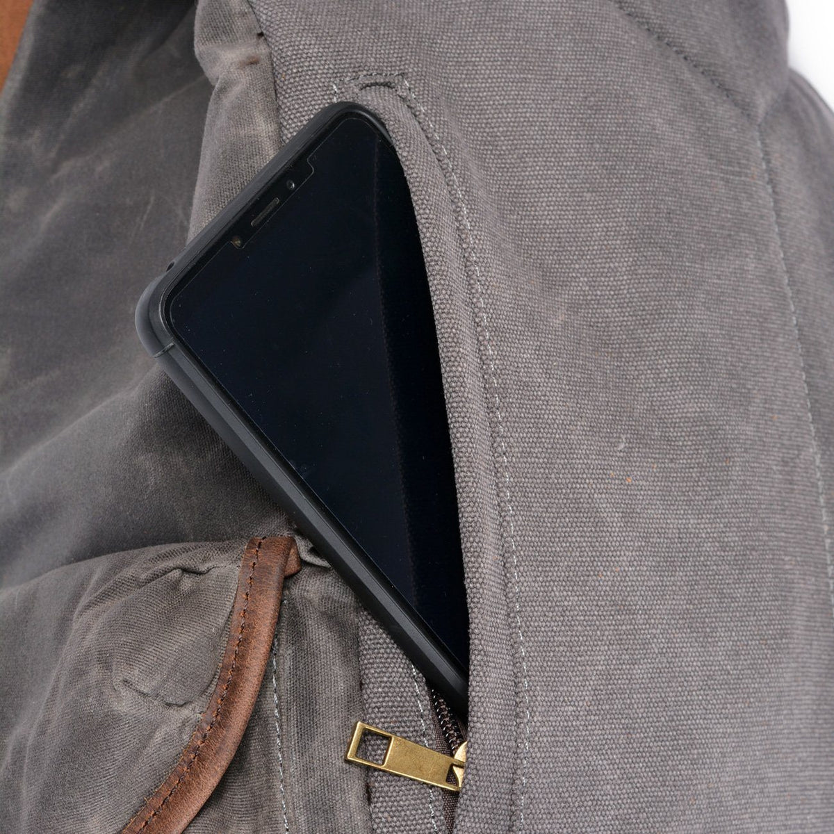 Hobart waxed canvas backpack — Beverley Lane