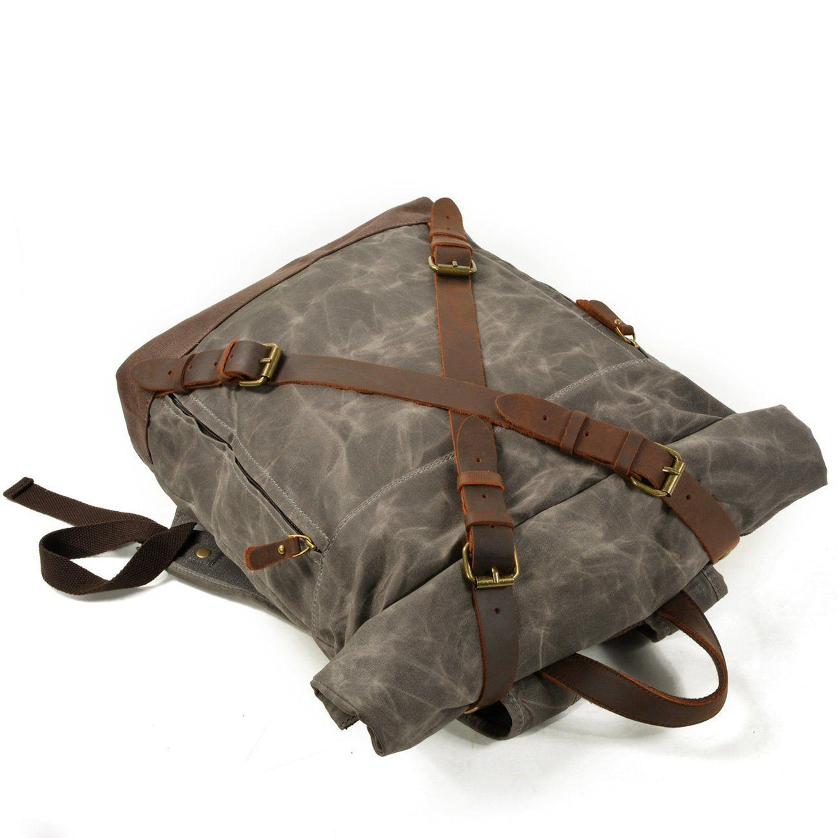 Invercargill waxed canvas rolltop backpack — Beverley Lane
