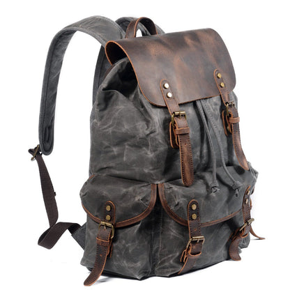 Hobart waxed canvas backpack — Beverley Lane