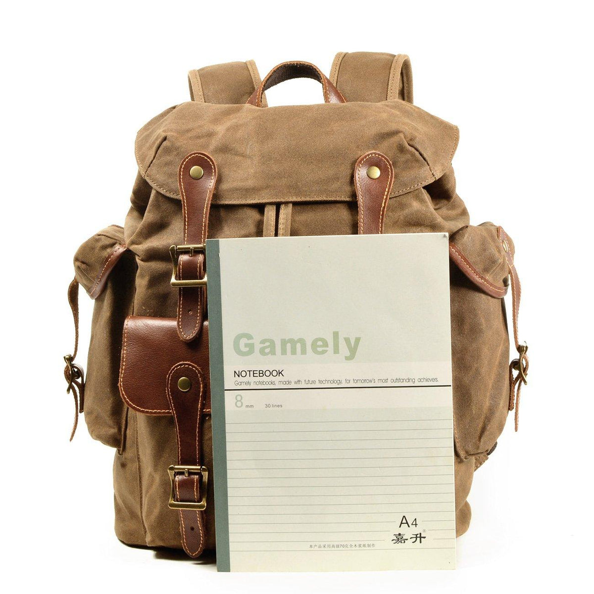 Byron Bay waxed canvas backpack — Beverley Lane
