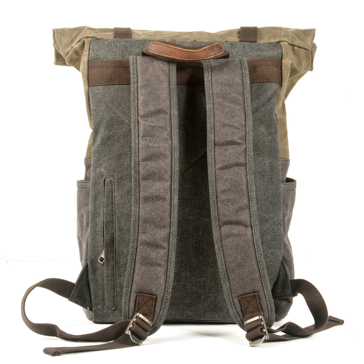 Napier waxed canvas rolltop backpack — Beverley Lane