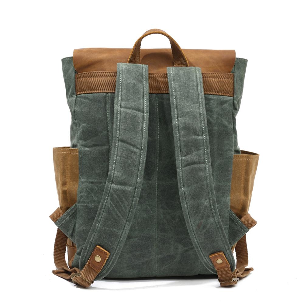 Alice Springs waxed canvas laptop backpack — Beverley Lane