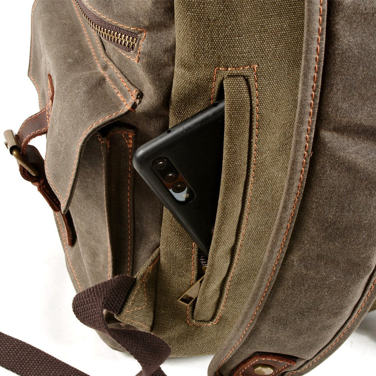 Nelson waxed canvas backpack — Beverley Lane
