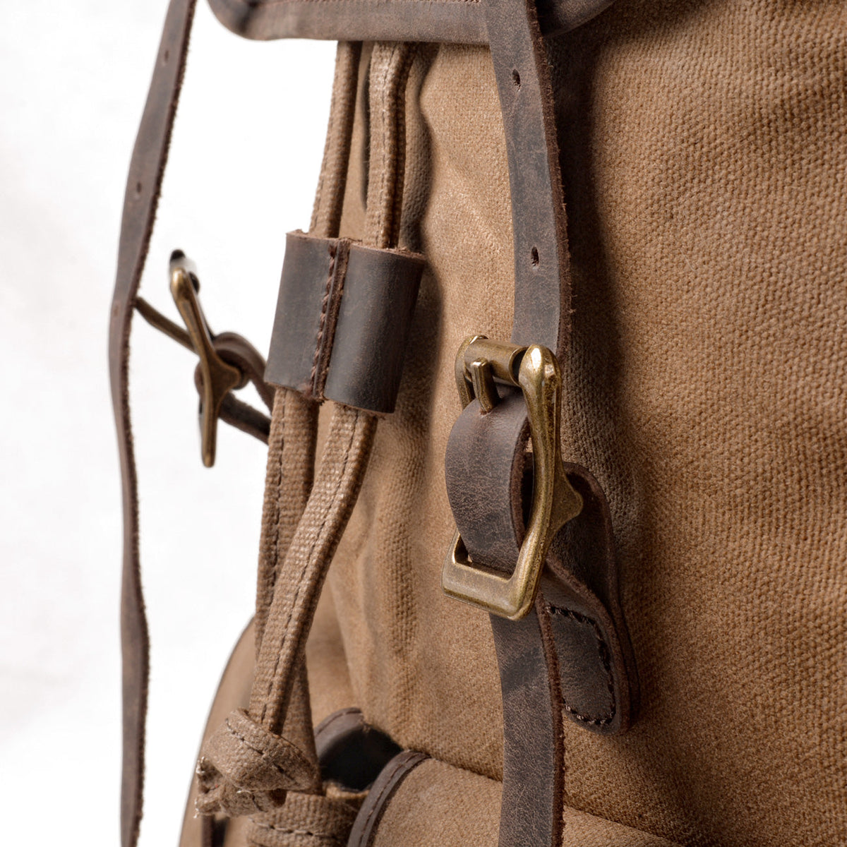 Taupo waxed canvas backpack — Beverley Lane