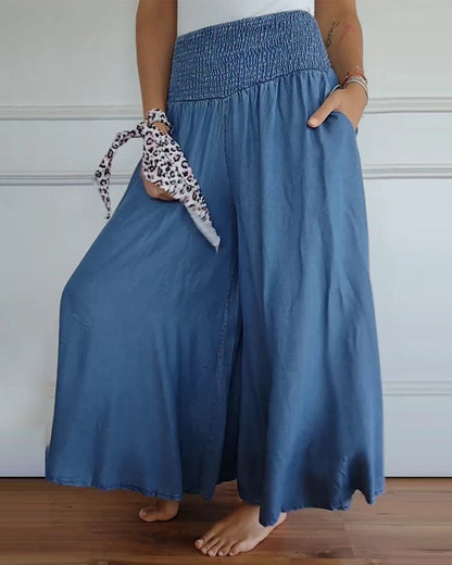 Mira | Wide-Leg Pants with Elastic Waistband