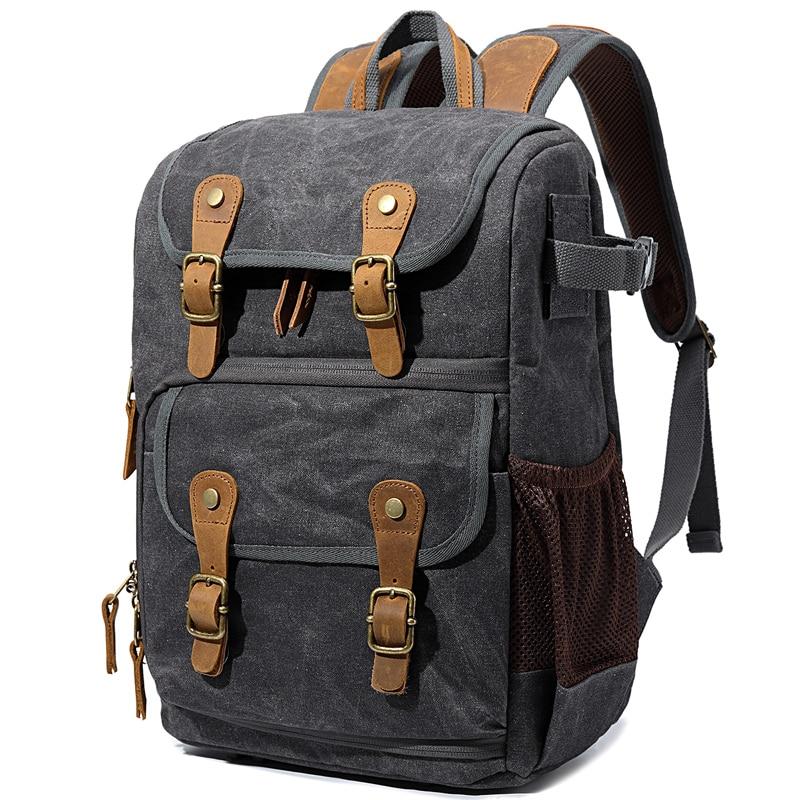 Margaret River waxed canvas camera backpack — Beverley Lane
