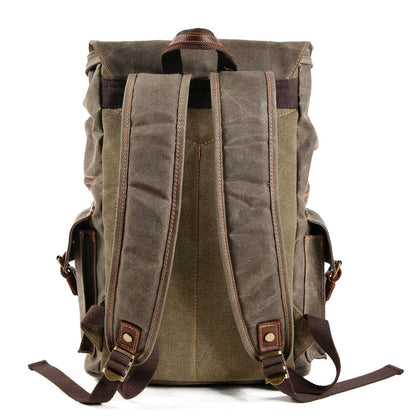 Nelson waxed canvas backpack — Beverley Lane